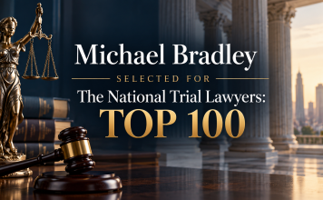 Michael Bradley Selected for The National Trial Lawyers: Top 100 Skilled plea negotiations